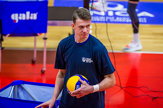 Marek Šotola na reprezentačním tréninku