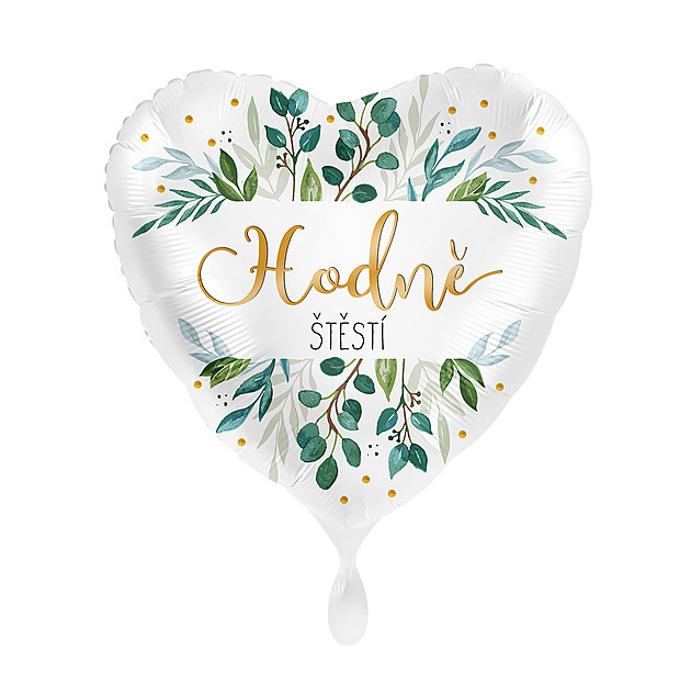 Svatební balónek - Hodně štěstí, 89 Kč Svatební balónek - Hodně štěstí, 89 Kč