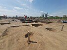 V budouc dlnin trase nalezli archeologov vzcn ndoby. (28. dubna 2021)