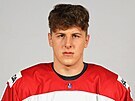 Útoník hokejové reprezentace do 18 let Martin Ryavý.
