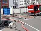 Nkolik dn budou oderpvat vodu hasii z kolektor v centru Brna. Podzem...