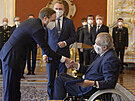 Prezident Milo Zeman (vpravo) jmenoval 21. dubna 2021 na Praském hrad Jakuba...