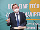 Ministr zdravotnictví Petr Arenberger na tiskové konferenci. (23. dubna 2021)