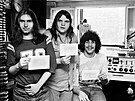 Skladatel Jim Steinman a Meat Loaf v roce 1977 v rádiu