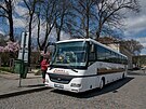 Autobus IDS JmK v Zastvce u Brna