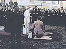Lpu zasadil pape Jan Pavel II. v roce 1990 pi nvtv Velehradu.