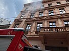 Por bytu v Lidick ulici v Praze. (21.4.2021)