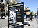 Ukázka z výstavy 30 let svobodné kultury, která je k vidní v praské ulici Na...