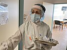 Ve Fakultní nemocnici Brno pouívají k léb covidových pacient lék regeneron.