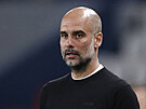 Pep Guardiola, trenér fotbalist Manchesteru City. REUTERS/Benoit Tessier