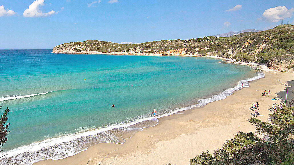 Nádherné a divoké pláže na východě Kréty
