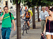 Cyklisté si často pletou chodník se silnicí.