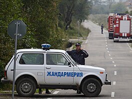 V bulharské vesnici Gorni Lom explodoval muni�ní sklad. (2. �íjna 2014)