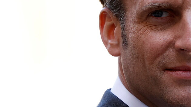 Francouzský prezident Emmanuel Macron (26. dubna 2021)