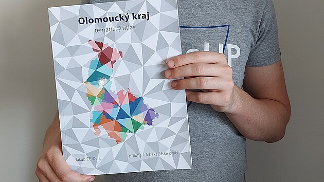 Jakub Žejdlík se rozhodl ve své bakalářské práci vytvořit originální tematický atlas Olomouckého kraje.