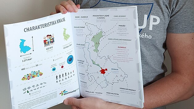 Jakub Žejdlík se rozhodl ve své bakalářské práci vytvořit originální tematický atlas Olomouckého kraje.
