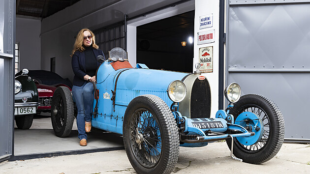 Markéta Profeldová a její Bugatti Typ 37