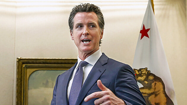 Guvernr Kalifornie Gavin Newsom (Sacramento, 12. ervence 2019)