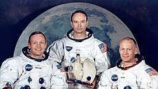Posádka Apolla 11, Neil A. Armstrong, Michael Collins a Edwin Aldrin (ervenec...