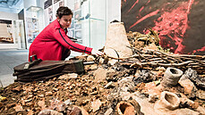 Atraktivní výstava zlínského muzea Příběh železa byla nachystána v Baťově...