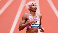 Shaunae Millerová-Uibová na mítinku v Eugene