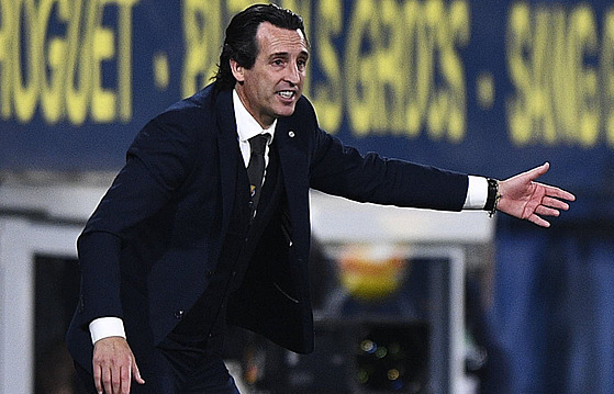 Unai Emery, trenér Villarrealu, bhem semifinále Evropské ligy proti Arsenalu.