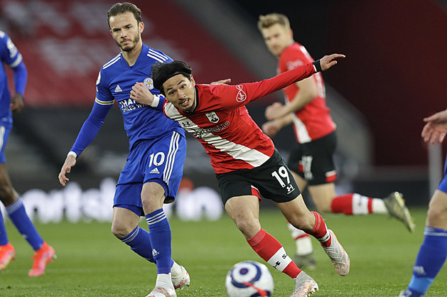 Fotbalisté Leicesteru uhráli s oslabeným Southamptonem jen remízu