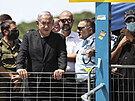 Premiér Benjamin Netanjahu navtívil horu Meron, kde dolo k tragédii, pi...