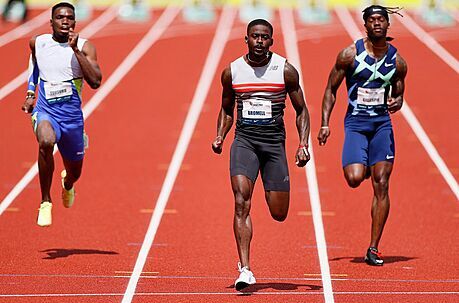 Americký sprinter Trayvon Bromell (uprosted)
