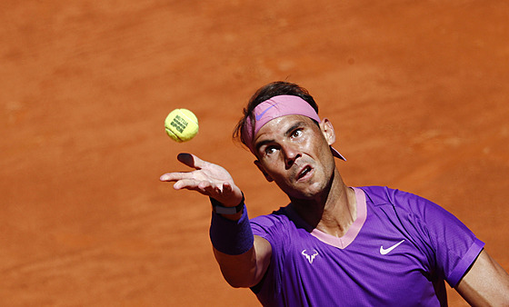 Rafael Nadal ve čtvrtfinále v Madridu.