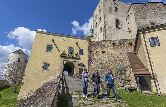 Po sedmiměsíční pauze mohli návštěvníci znovu na hrad Buchlov (květen 2021).