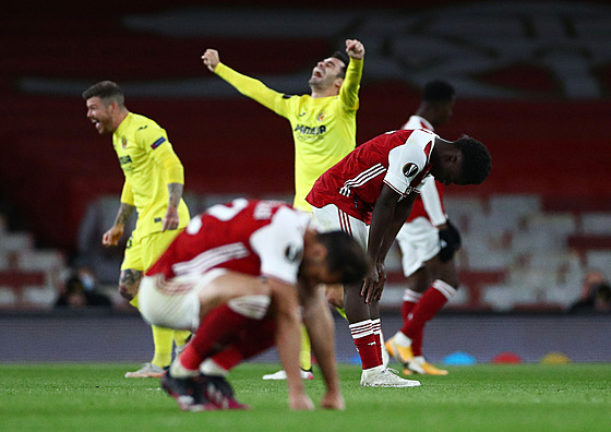 Bukayo Saka a jeho spoluhrái z Arsenalu vstebávají vyazení ze semifinále...