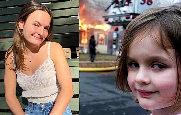 Příběh za slavným memem: holčička u hořícího domu je v tom nevinně