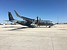 Armda ve panlsk Seville pevzala nov letoun CASA. (7. kvtna 2021)