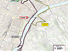 Trasa první etapy Giro dItalia 2021.