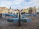 Maketa letadla Supermarine Spitfire vystaven v rmci Slavnost svobody na...