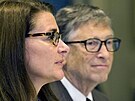 Melinda Gatesová a Bill Gates (New York, 24. září 2015)