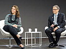 Melinda Gatesová a Bill Gates v New Yorku (20. záí 2017)