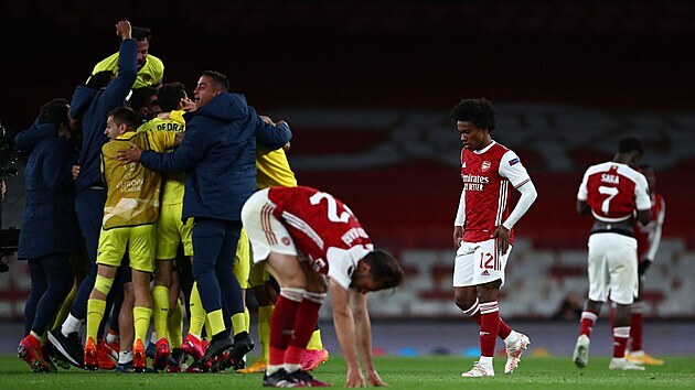 Fotbalist Villarrealu kep po postupu do finle Evropsk ligy, hri Arsenalu vstebvaj zklamn.