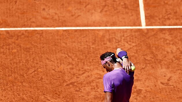 Rafael Nadal ve tvrtfinle v Madridu.