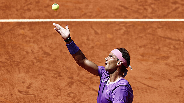 Rafael Nadal podv na turnaji v Madridu.