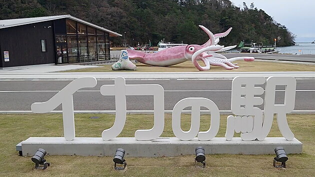 Japonsk msto Noto zakoupilo ob sochu olihn s clem pilkat turisty. (5. kvtna 2021)