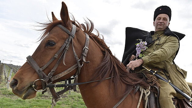 Členové historického spolku Acaballado zahájili 6. května 2021 v Hruškách na Břeclavsku třídenní jízdu jižní Moravou. Připomínají si tak osud armádních koní ve druhé světové válce.