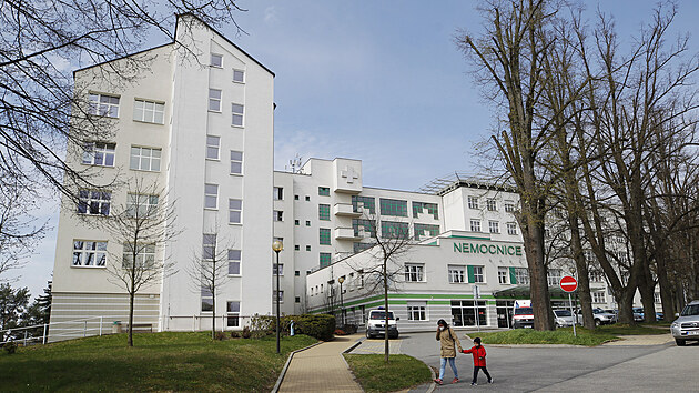 Hlavní budova havlíčkobrodské nemocnice se skládá ze spojovacího travé a sedmi na něj připojených objektů. Opravovat se letos bude přímo uprostřed tohoto komplexu.