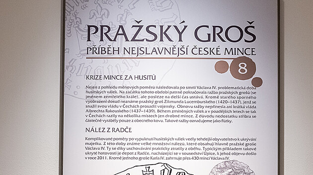 Po koronavirové pauze otvírá Muzeum východních Čech v Hradci Králové, výstava Pražský groš je od loňska prodloužena (3. 5. 2021).
