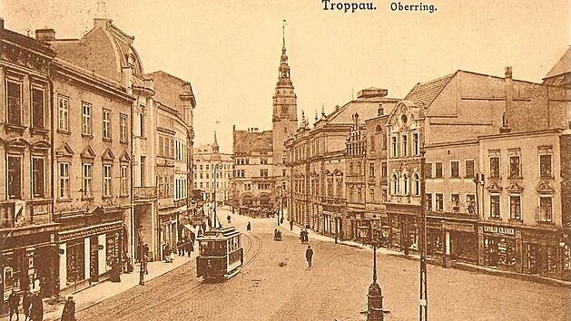 Tramvaje v Opavě jezdily do roku 1956.