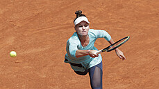 Veronika Kudrmtovová v osmifinále turnaje v Madridu.