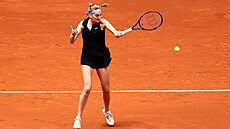 Petra Kvitová hraje o postup do tvrtfinále v Madridu.