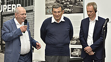 Zleva: Petr Hrdlička, Jan Nepomucký a bývalý člen představenstva Škody...