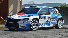 Jan Kopecký se spolujezdcem Janem Hloukem na Rallye umava Klatovy